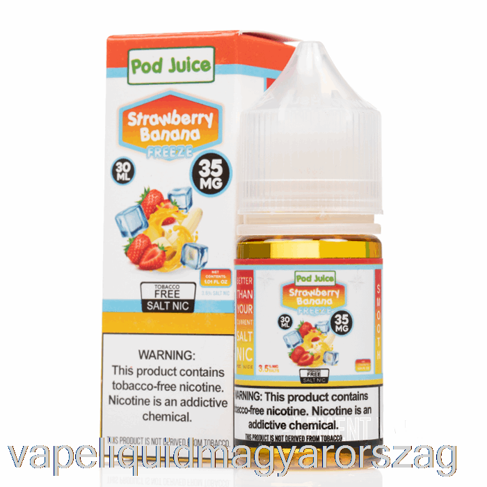 Fagyasztott Eper Banán - Hüvelylé - 30 Ml 35 Mg-os Vape Toll